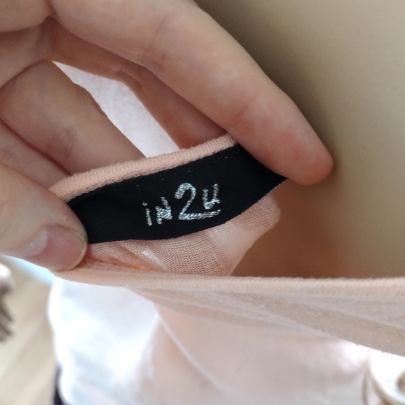 In 2 U Women's Medium/Large Light Pink Stretchy Camisole Tank Top Cami - Picture 8 of 8